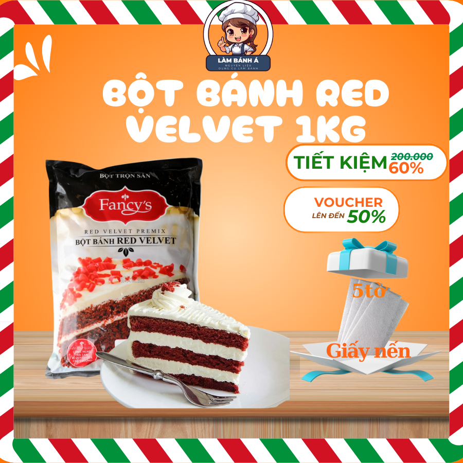 Bột Bánh Red Velvet 1Kg