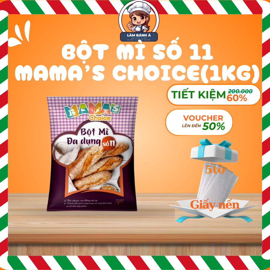 Bột Mì Đa Dụng Số 11 Mama’s Choice (1Kg)