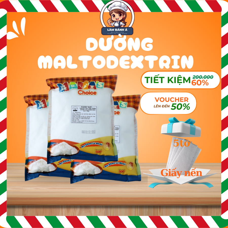 Đường Maltodextrin Mama’s Choice (500Gr)